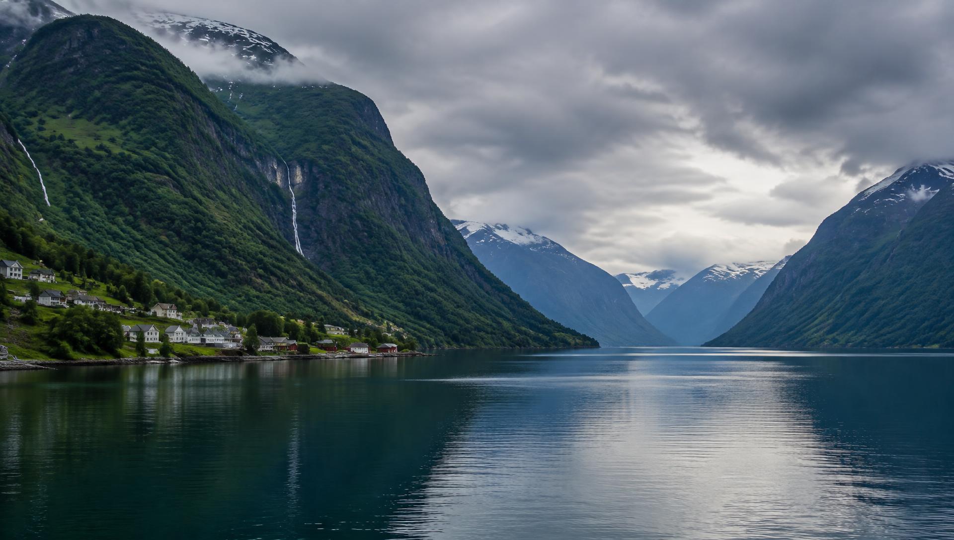 Sognefjorden ved Balestrand